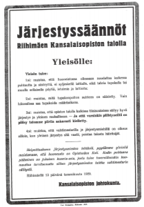 jarjestyssaannot_riihimaki_1929